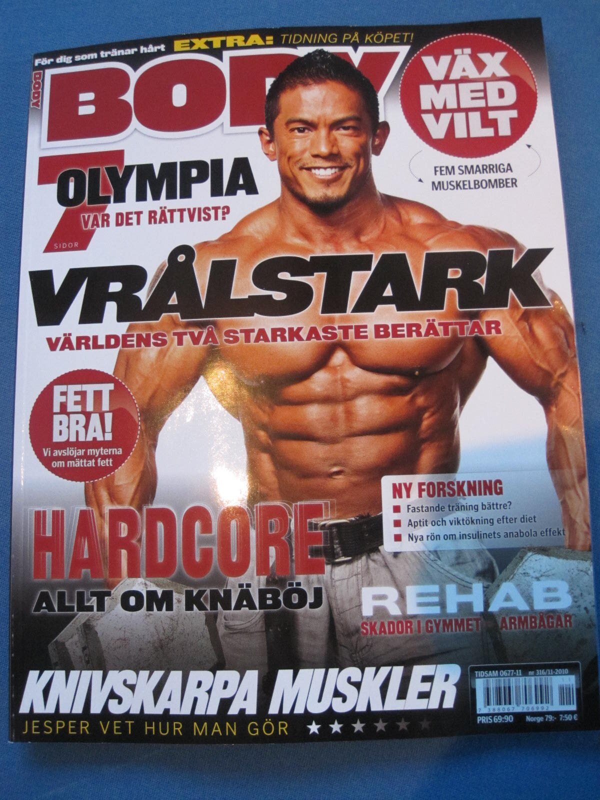Cover of Swedish BODY magazine